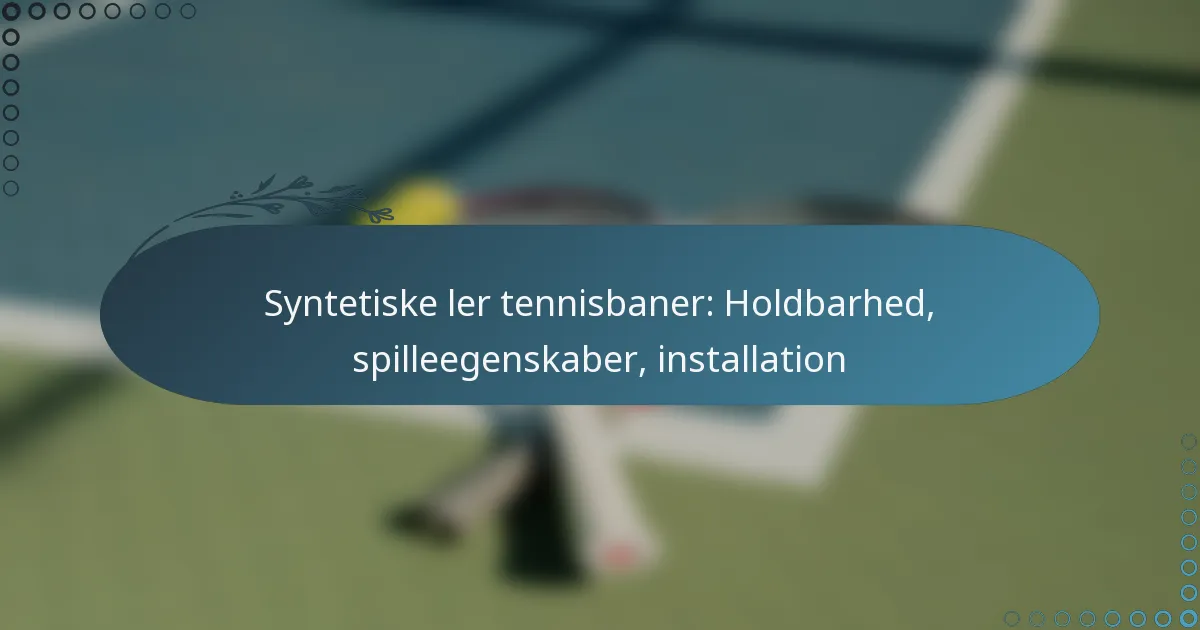 featured-image-syntetiske-ler-tennisbaner-holdbarhed-spilleegenskaber-installation